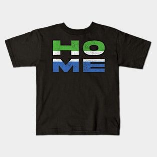 Home Sierra Leone Flag Sierra Leonean Kids T-Shirt